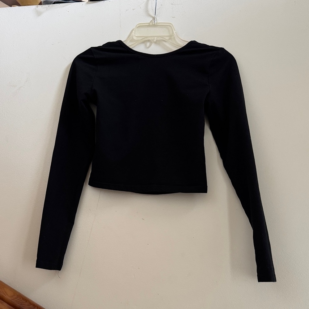 Edikted Black Long Sleeve Tee